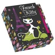 French Kitty in Kitty Goes to Paris Postcards in a Hinged Box