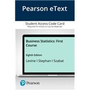 Pearson eText Business Statistics: First Course -- Access Card