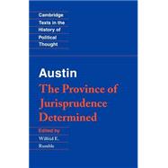 Austin: The Province of Jurisprudence Determined