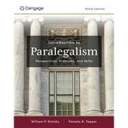 MindTap for Statsky/Tepper's Introduction to Paralegalism: Perspectives, Problems and Skills, 1 term Instant Access,9798214597560