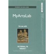 NEW MyArtsLab Pegagus Student Access Code Card for Art History, Volume 1 (standalone)