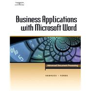 Business Applications With Microsoft Word