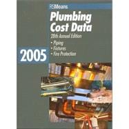 Plumbing Cost Data 2005