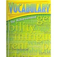 Vocabulary for Achievement: Second Course*