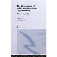 The Governance of Public and Non-profit Organisations: What Do Boards Do?,9780203167571