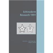 Echinoderm Research 1991