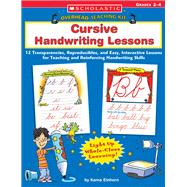 Overhead Teaching Kit: Cursive Handwriting Lessons 12 Transparencies, Reproducibles, and Easy, Interactive Lessons for Teaching and Reinforcing Handwriting Skills