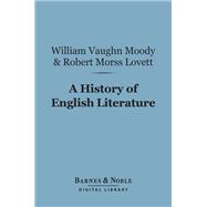 A History of English Literature (Barnes & Noble Digital Library)
