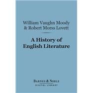 A History of English Literature (Barnes & Noble Digital Library)