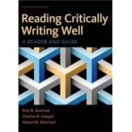 Reading Critically, Writing Well & LaunchPad Solo for Readers and Writers (Six-Month Access)