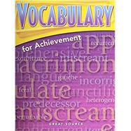 Great Source Vocabulary for Achievement: Student Edition Grade 10