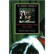 The Cambridge Companion to English Literature, 1500â€“1600