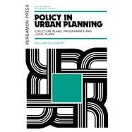 Policy in Urban Planning : Structure Plans, Local Plans, and Urban Development book cover, ISBN 9780080177588
