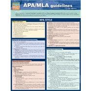 Quick Study Academic APA/MLA Guidelines for Students