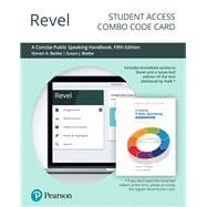 Revel for A Concise Public Speaking Handbook -- Combo Access Card