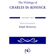 The Writings of Charles De Koninck
