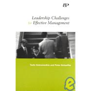 Leadership Challenges for Effective Management