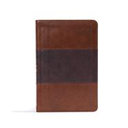 CSB Ultrathin Reference Bible, Saddle Brown LeatherTouch, Indexed