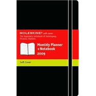 Moleskine Monthly Planner and Notebook Black