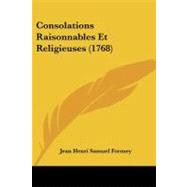 Consolations Raisonnables Et Religieuses