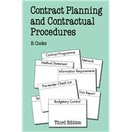Contract Planning and Contractual Procedures