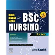 QUICK REVIEW SERIES B.SC NURSING III YEAR, E Book