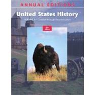 Annual Editions: United States History, Volume 1: Colonial through Reconstruction, 20/e