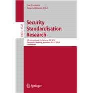 Security Standardisation Research