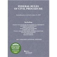 Federal Rules of Civil Procedure 2017-2018