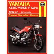 Yamaha XZ 550 Vision V-Twins Owners Workbook Manual, No. M821  1982 on