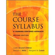 The Course Syllabus A Learning-Centered Approach