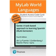 MyLab Spanish with Pearson eText -- Access Card -- for Gente: A task-based approach to learning Spanish (Multi-Semester)