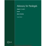 Advocacy for Paralegals, 2nd Edition (chapters 7, 11 and 14)