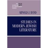 Studies in Modern Jewish Literature