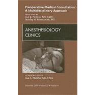 Preoperative Medical Consultation