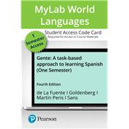 MyLab Spanish with Pearson eText -- Access Card -- for Gente: A task-based approach to learning Spanish (One-Semester)