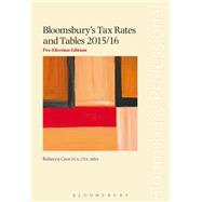 Bloomsbury's Tax Rates and Tables 2015/16