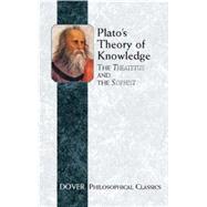 Plato's Theory of Knowledge The Theaetetus and the Sophist
