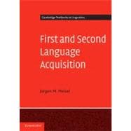 First and Second Language Acquisition: Parallels and Differences