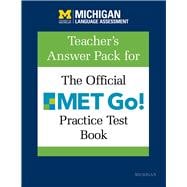 Teacher's Answer Pack for the Official Met Go! Practice Test Book