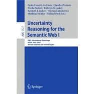 Uncertainty Reasoning for the Semantic Web I : ISWC International Workshop, URSW 2005-2007, Revised Selected and Invited Papers