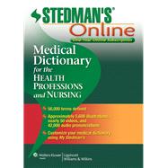 Stedman's Medical Dictionary for the Health Professions and Nursing Online