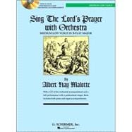 Sing The Lord's Prayer with Orchestra - Medium Low Voice Medium Low Voice in B-flat Major