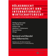 Bestand und Wandel des Voelkerrechts