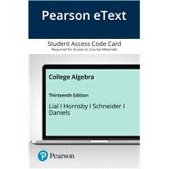 Pearson eText College Algebra -- Access Card