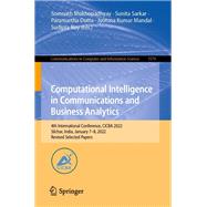 Computational Intelligence in Communications and Business Analytics
