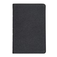 CSB Thinline Bible, Black Genuine Leather, Indexed