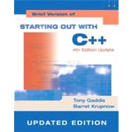 Starting Out with C++: Brief Version Update