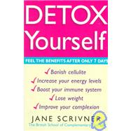 Detox Yourself book cover, ISBN 9780749917661