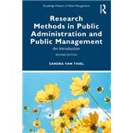 Research Methods in Public Administration and Public Management